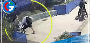 Señora se enfrenta a un delincuente que intentaba robarse silla de ruedas