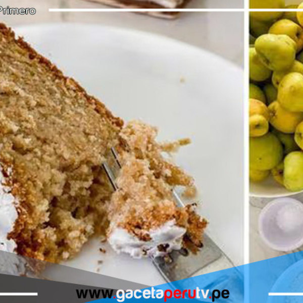 Prepara un delicioso queque de manzana