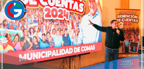 Alcalde de Comas Ulises Villegas rinde cuentas en primera audiencia pública del 2024