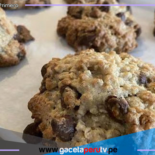 Prepara unas deliciosas galletas de avena con chispas de chocolate