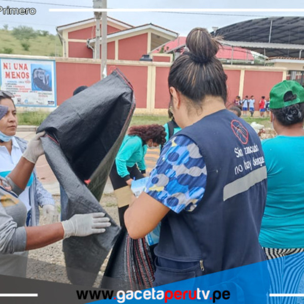 Campaña de prevención contra el dengue en Cutervo
