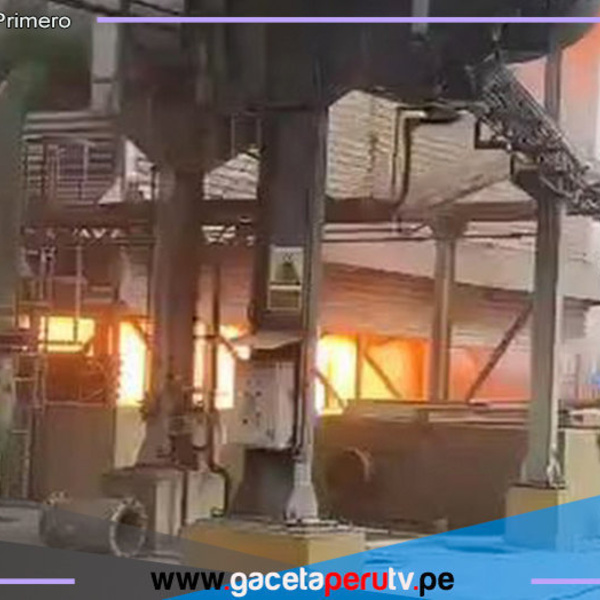 La Libertad: Incendio en fábrica azucarera en Casa Grande