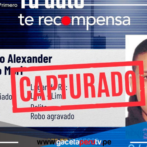San Borja: capturan a asaltante de cambistas que figuraba en Programa de Recompensas