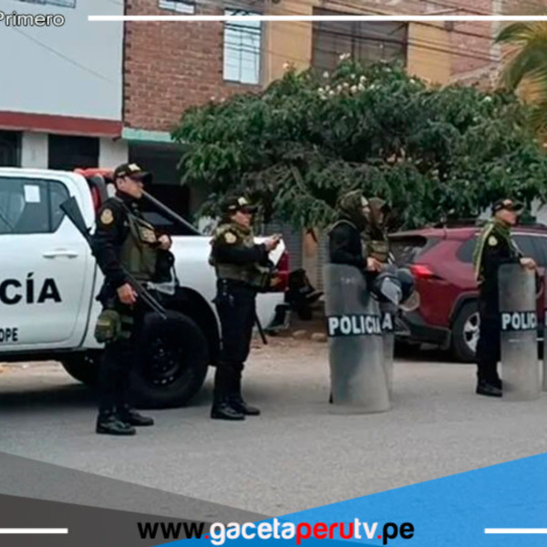 PNP desarticula banda criminal en Chiclayo 