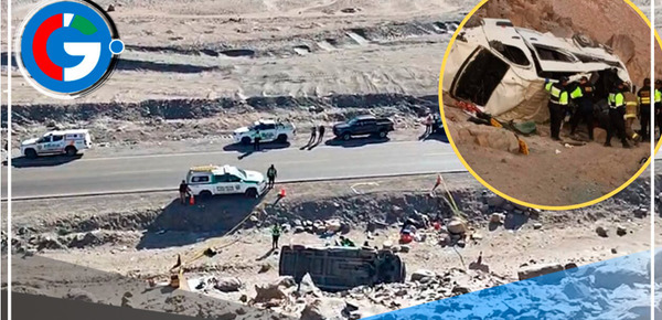 Seis muertos y diez heridos deja volcadura de minivan