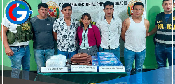 Desarticulan banda "Los Tamberos de Bambamarca" y decomisan más de 14 kilos de droga