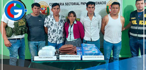 Desarticulan banda "Los Tamberos de Bambamarca" y decomisan más de 14 kilos de droga