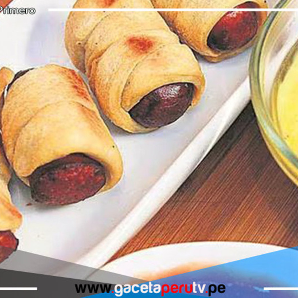 Aprende a cocinar unos Enrollados de hot dog
