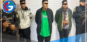 Capturan en Ica a tres presuntos raqueteros e incauta arma de fuego 