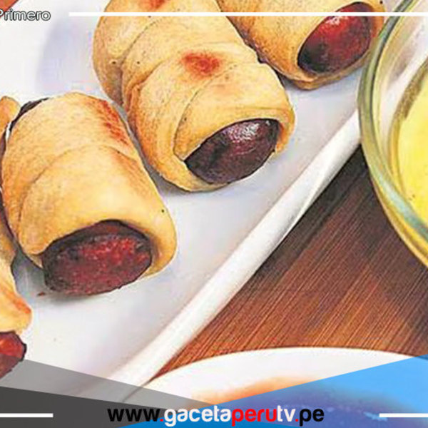 Aprende a cocinar unos Enrollados de hot dog