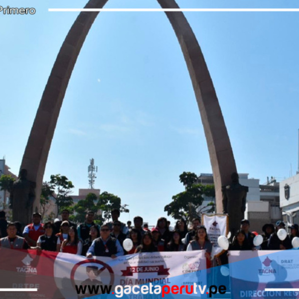 Tacna se moviliza contra el trabajo infantil