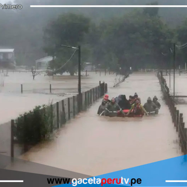 Intensas lluvias causan estragos en la región central y Santiago