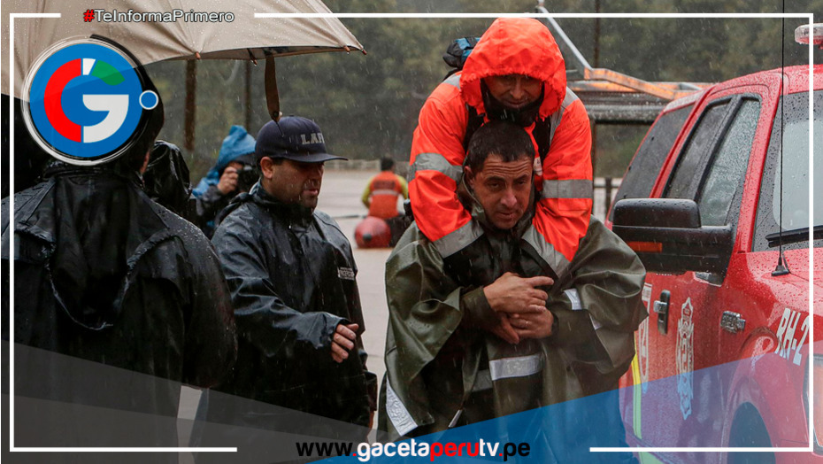 Lluvias torrenciales desatan el caos en Santiago de Chile y la región central