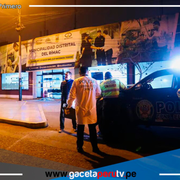 Local institucional de la Municipalidad del Rímac fue atacado 