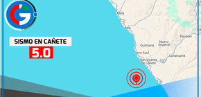 Sismo de magnitud 5.0 sorprende a la población en Cañete