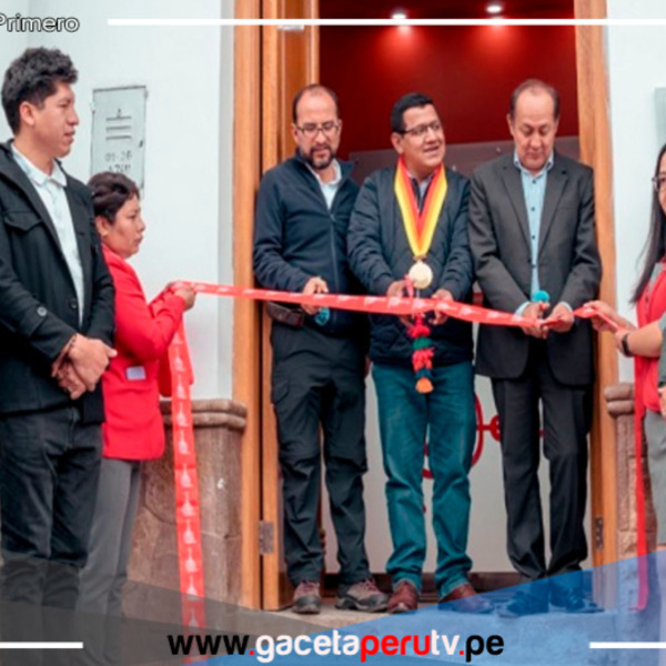 Inauguración de la Oficina de Turismo iPerú en Andahuaylas