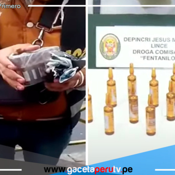 Detienen a sujeto que vendía fentanilo en Cercado de Lima