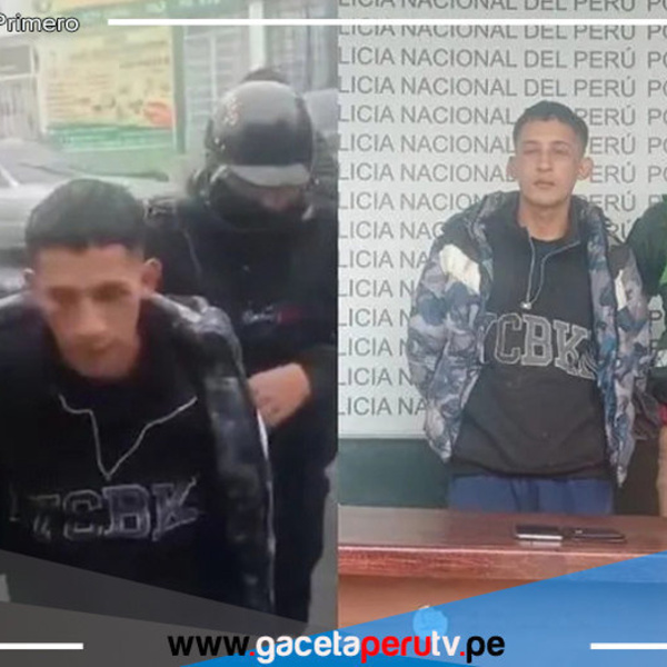 Detienen a presunto delincuente en El Agustino