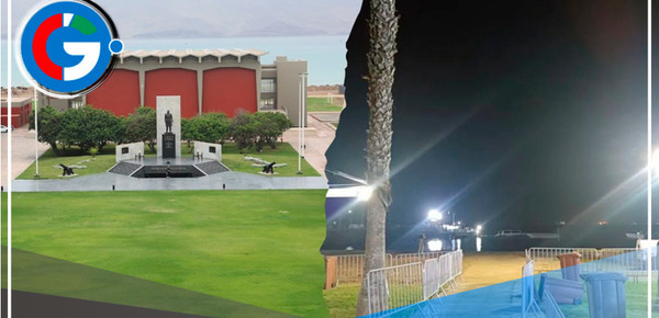 Lancha se incendia frente al muelle de la Escuela Naval del Callao