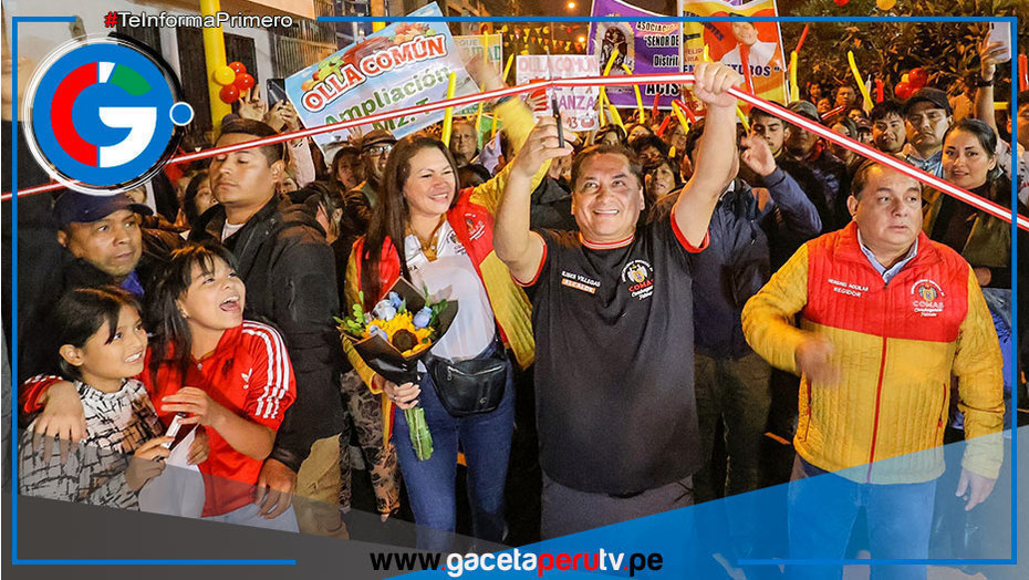 El alcalde de Comas inaugura más de 20,000m² de nuevas infraestructuras en "Chacracerro"