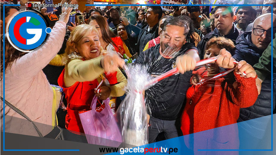 Mensaje de alcalde Ulises Villegas en inauguración de nuevas calles y áreas verdes en Comas