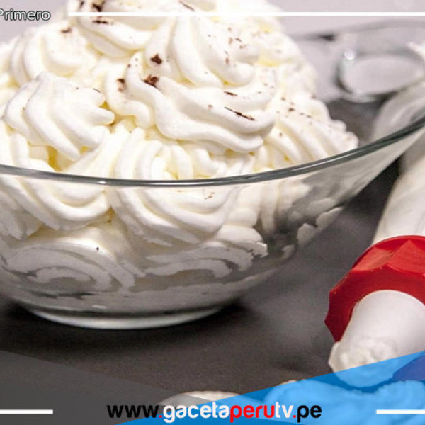 Aprende a preparar crema chantilly