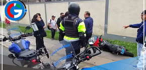 Evitan robo de celular a transeúnte