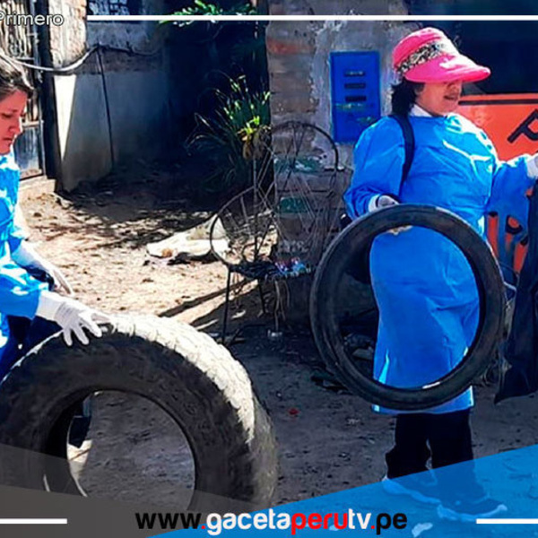 Cajamarca sigue en lucha contra dengue y realiza jornada de recojo de inservibles