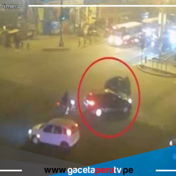 Coronel de la PNP chocó con un mototaxi