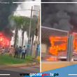 Bus de transporte público se incendia en el Callao