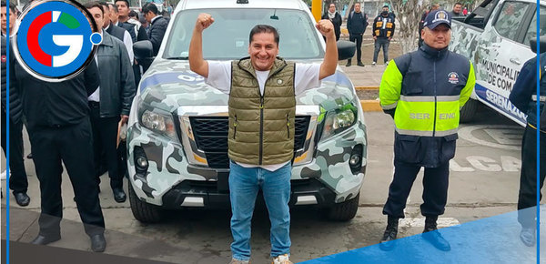 Ulises Villegas presenta 40 nuevas camionetas para reforzar la seguridad en Comas