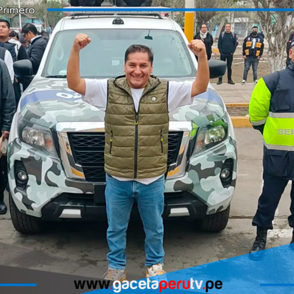 Ulises Villegas presenta 40 nuevas camionetas para reforzar la seguridad en Comas
