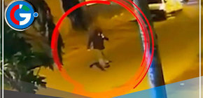 Joven temerario patea granada de guerra y evita una tragedia