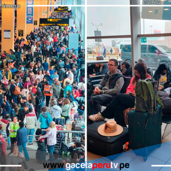 Caos en el aeropuerto Jorge Chávez