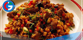 Cocina un rico arroz con carne molida