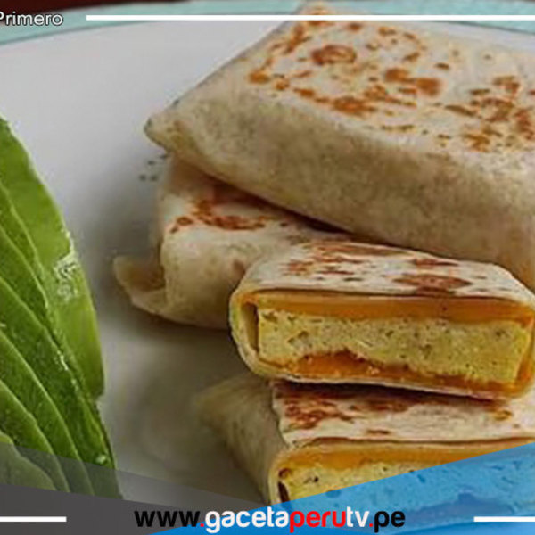 Aprende a cocinar unos deliciosos burritos de huevo y queso