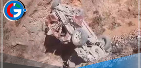 La Libertad: camioneta cae a abismo y deja un muerto y un herido en Huamachuco 