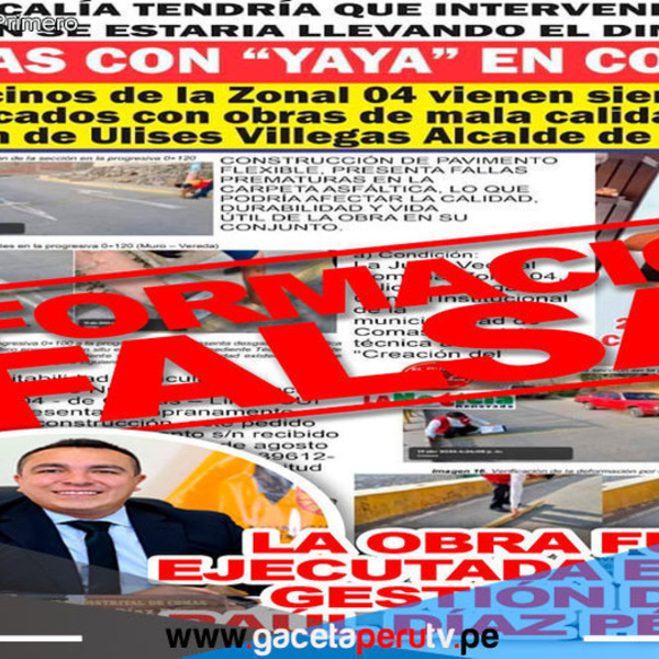 Medio de comunicación difunde información falsa sobre alcalde de Comas