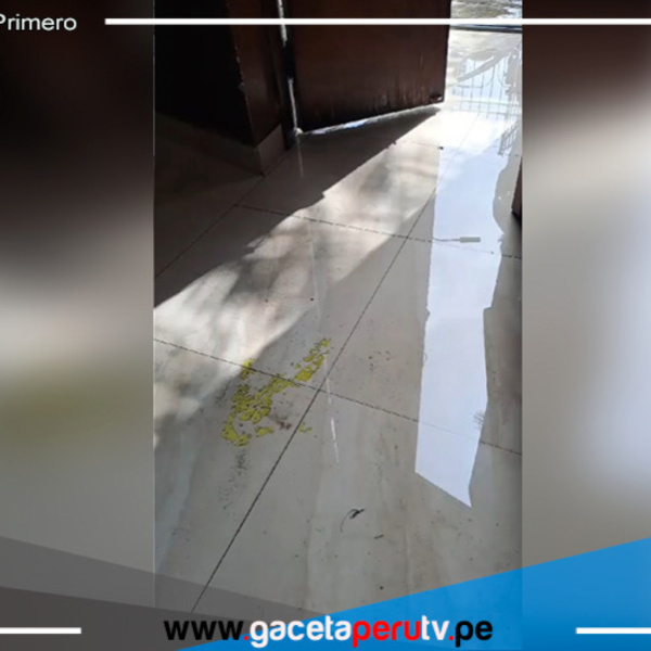 Inundación en Parroquia Jesús Resucitado Causa Pérdidas de S/10,000 mil soles