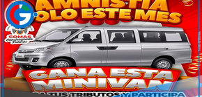 Comas Lanza Amnistía y Sorteo de Minivan Cero Kilómetros
