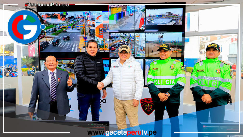 San Miguel: inauguran base policial con 20 cámaras de videovigilancia