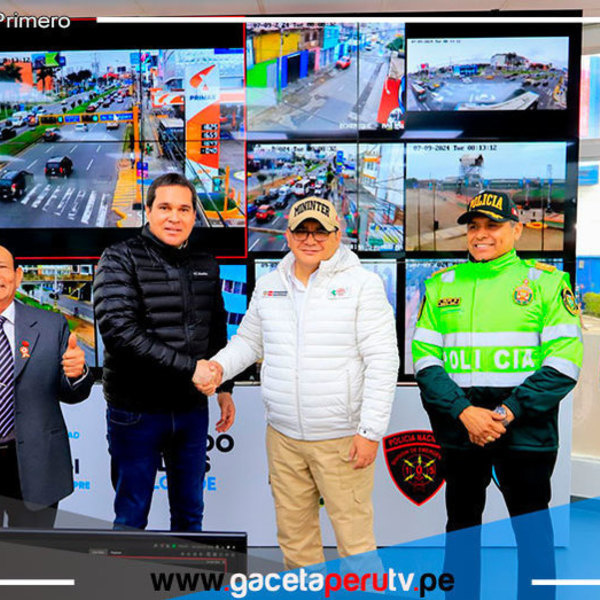 San Miguel: inauguran base policial con 20 cámaras de videovigilancia