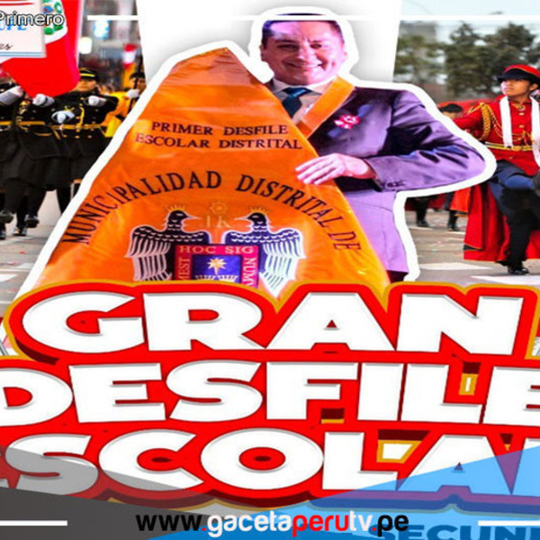 Alcalde de Comas Confirma Desfile Cívico Escolar en la Av. Túpac Amaru