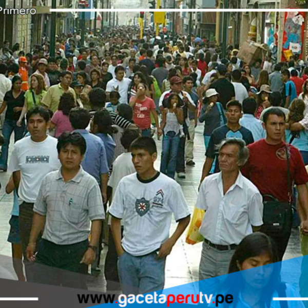 INEI informa que la población peruana llegó a 34 millones en 2024
