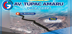 Alcalde de Comas Anuncia Reconstrucción de 7 Kilómetros de Av. Tupac Amaru 
