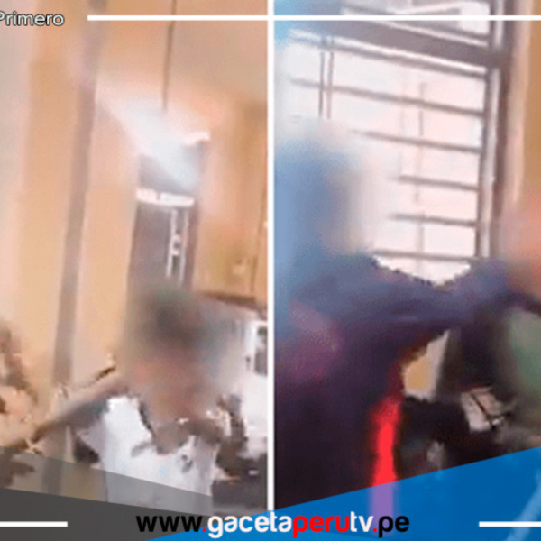 Escolares agreden violentamente a su profesor en Surquillo