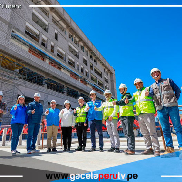 Construcción de hospital especializado de Cajamarca tiene avance de 55% 