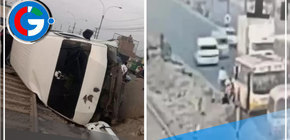 Combi atropella a tres personas