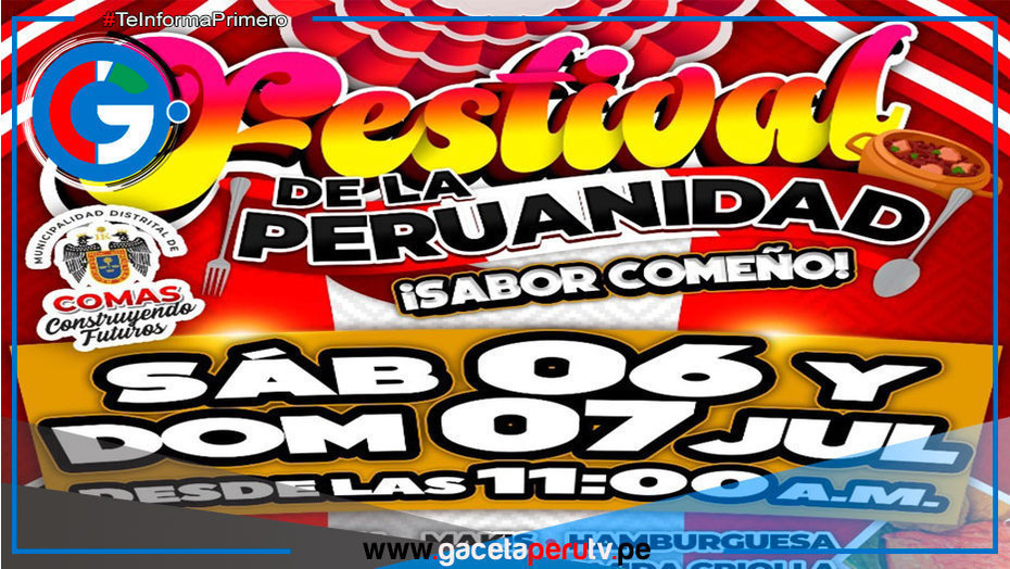 Alcalde Ulises Villegas Rojas lanzará el I Festival de la Peruanidad en Comas