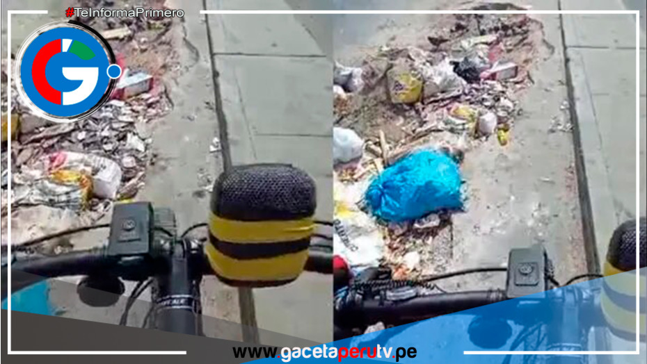 Vecinos de San Martín de Porres denuncian desmonte y basura en ciclovías